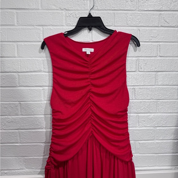 Topshop Red Backless Dress - Picture 3 of 5